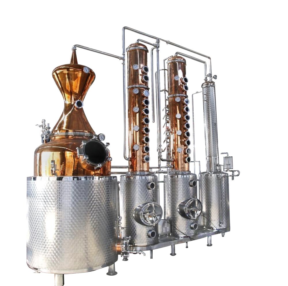 Source 100l industriel équipement de distillation d'alcool d