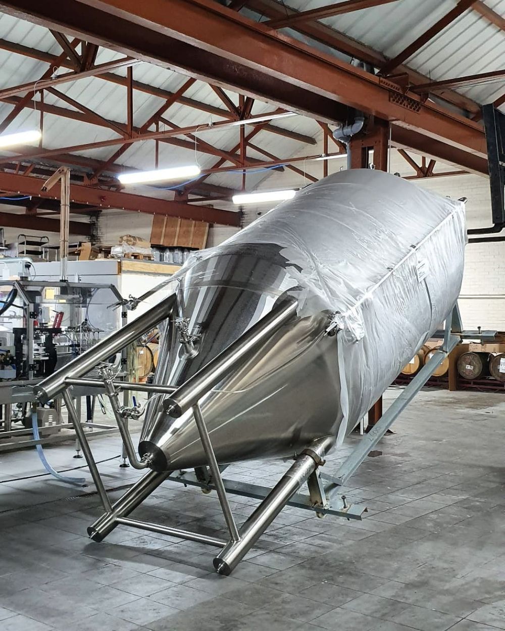 cervecería equipo de elaboración de cerveza tanque de fermentación fermentador tanque brillante