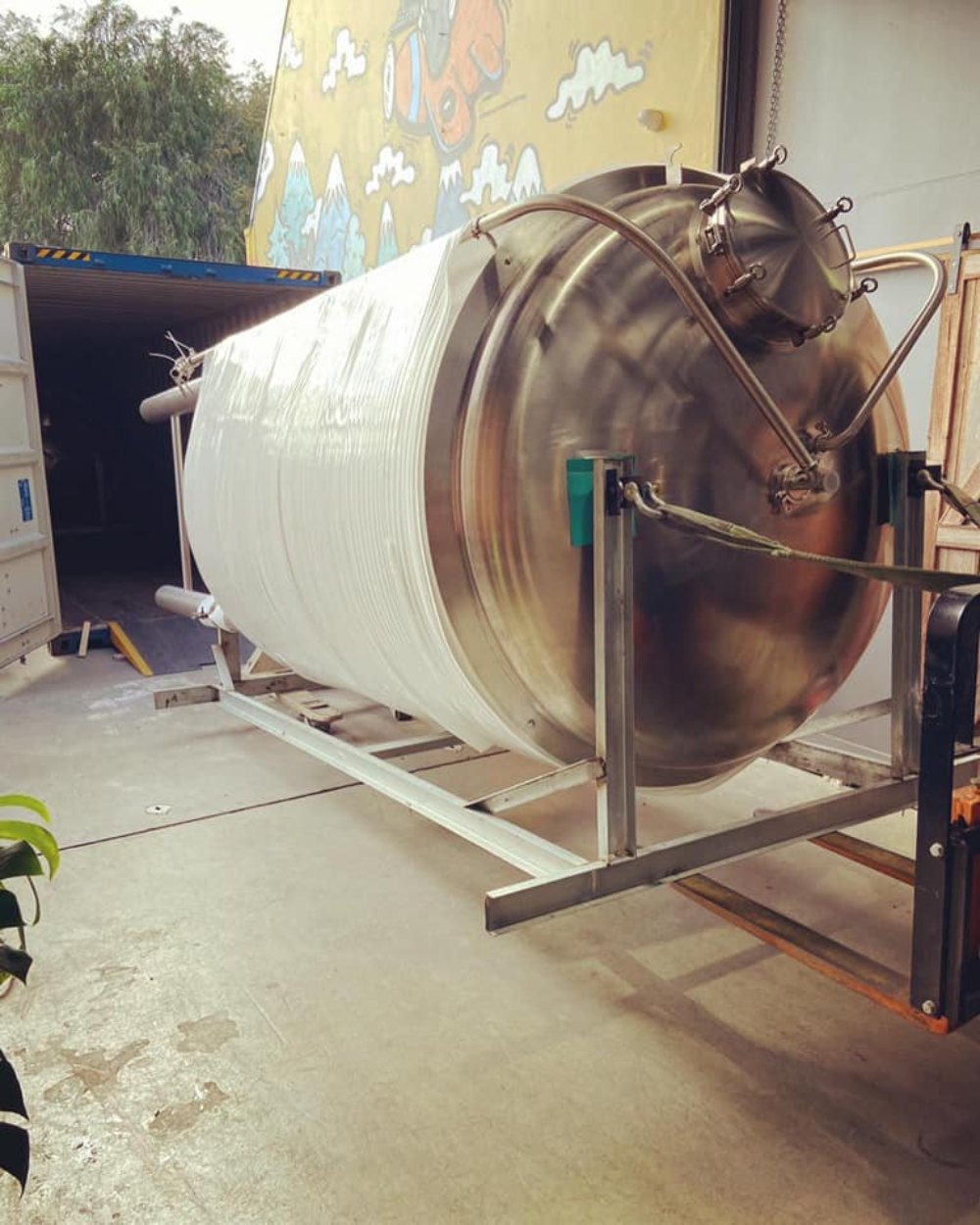 Équipement de brasserie, fermenteur de bière, cuve de fermentation de bière, système de microbrasserie, brasserie en Australie, brasserie à deux navires, brassage de bière Tiantai,