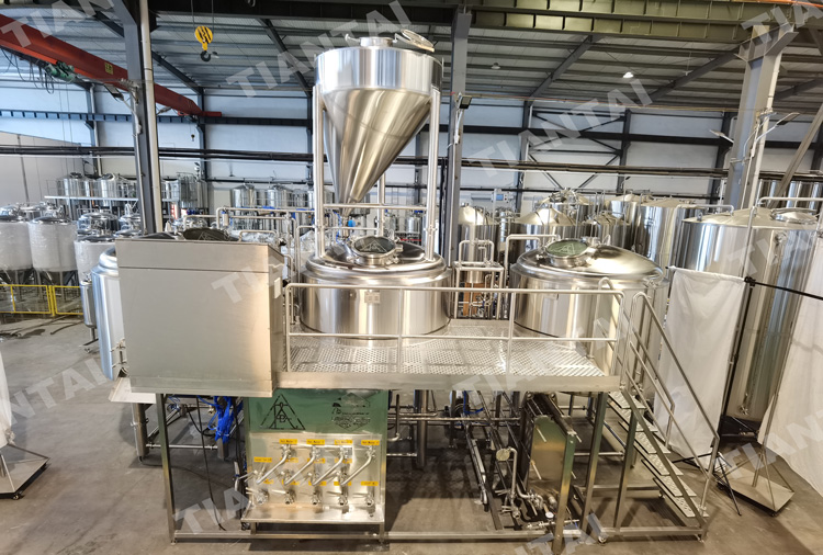 2500L Three vessel brewhouse