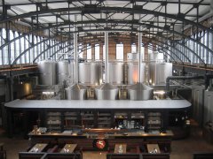 The titanium beer equipment put into production