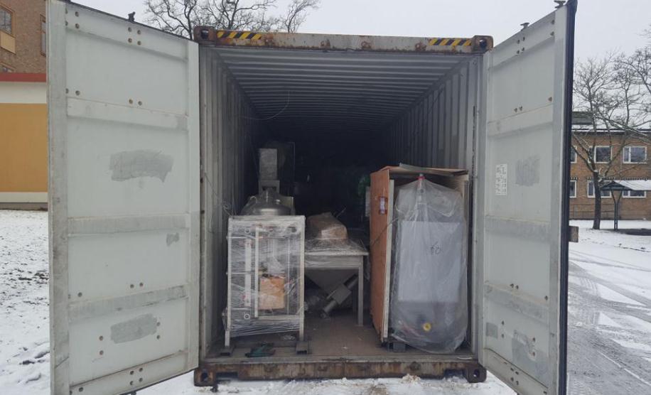 fermenter unloading