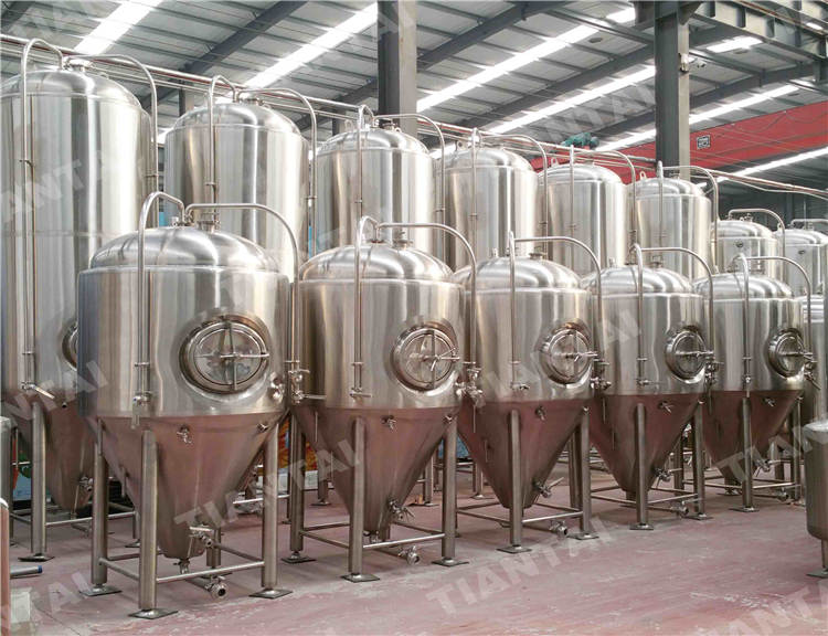 1200L Stainless steel fermenter  Tiantai® 2-150bbl Brewery Equipment  Proposal