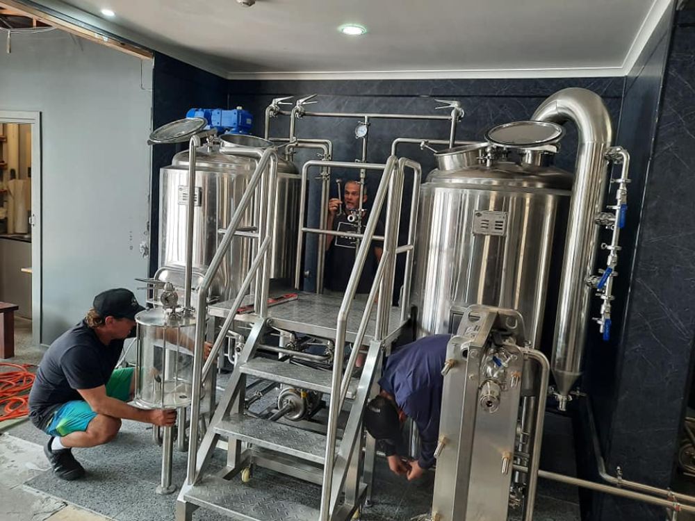 Tiantai Australia case 500l brewpub