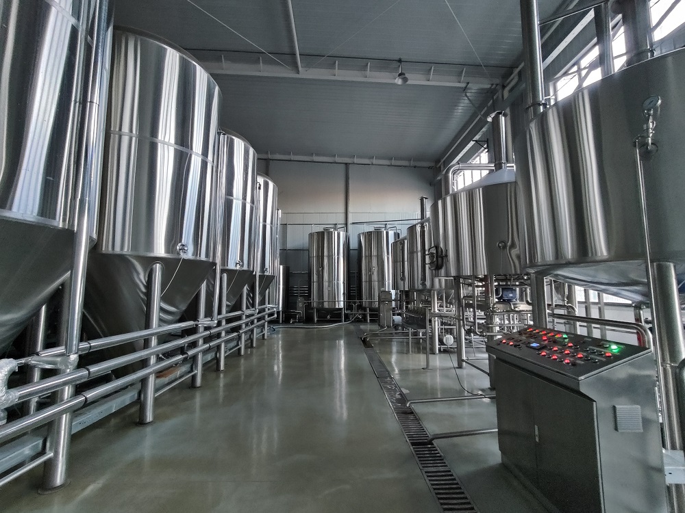 Tiantai Case 5000L craft brewery