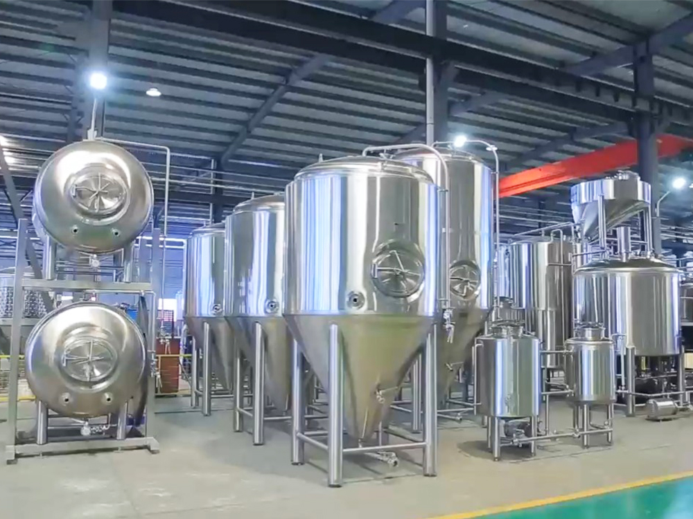 brewery equipment, beer equipment, brewhouse system, fermenter, mash tun, fermentation tank