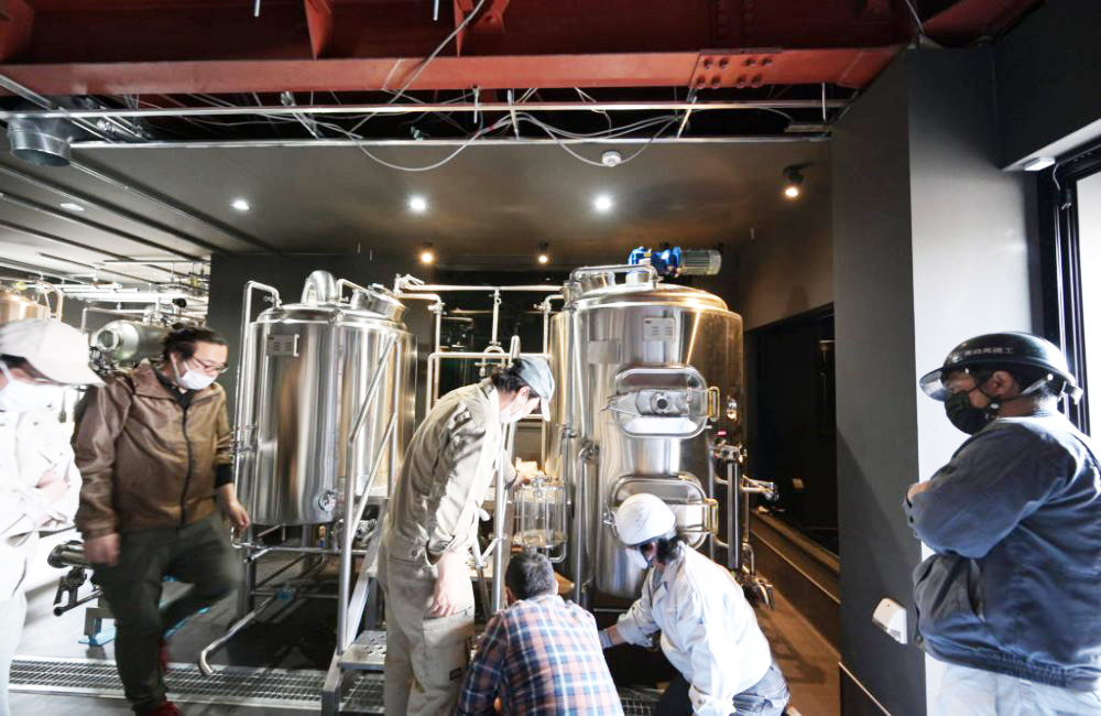 <b>安曇野ブルワリー500L Brewery equipment Installed</b>