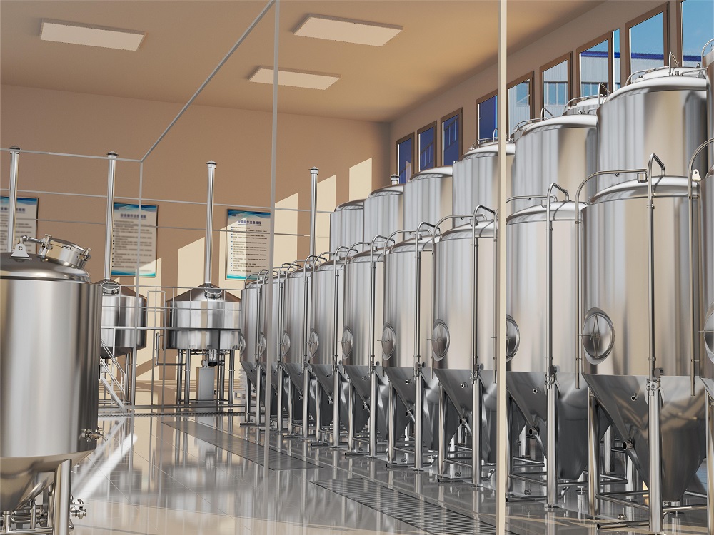 Shandong Tiantai Beer Equipment-5000L five-vessel brewing equipment