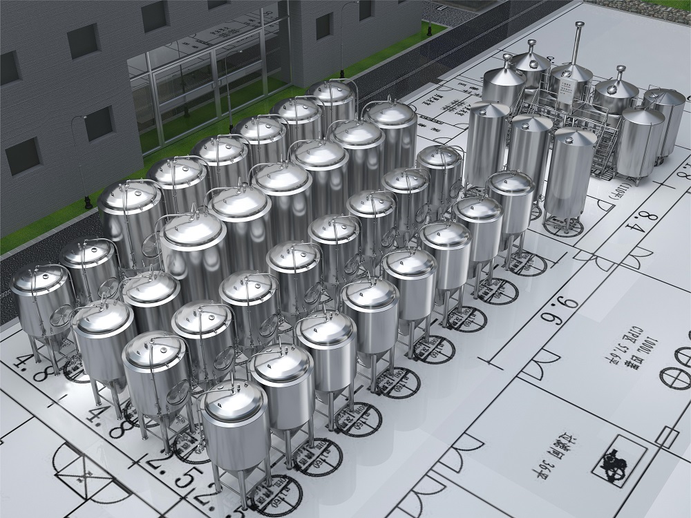3000L craft beer equipment-tiantai