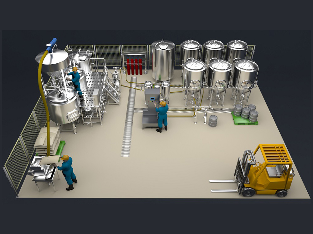 3000L craft beer equipment-tiantai